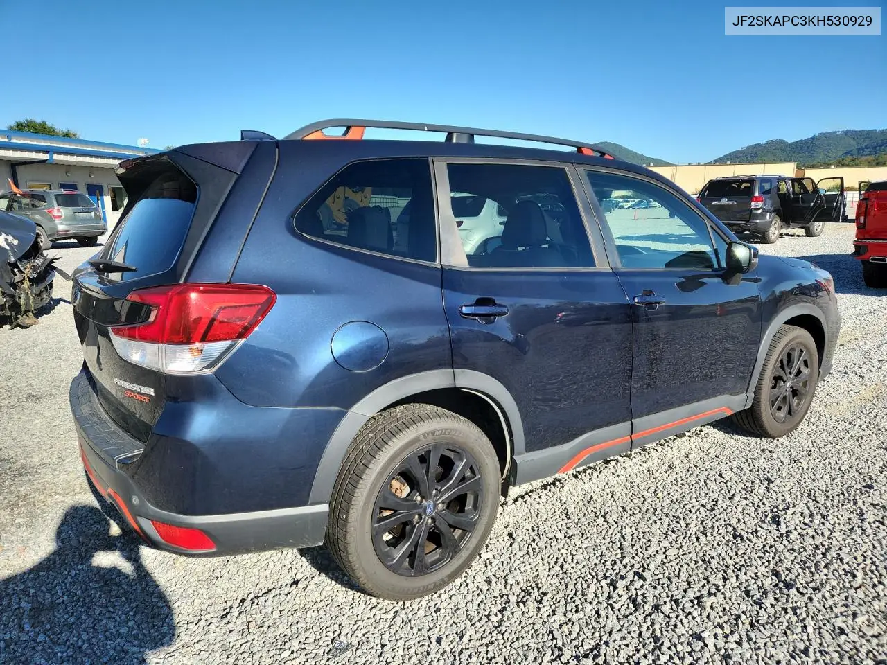 2019 SUBARU FORESTER VIN JF2SKAPC3KH530929 — фото 3