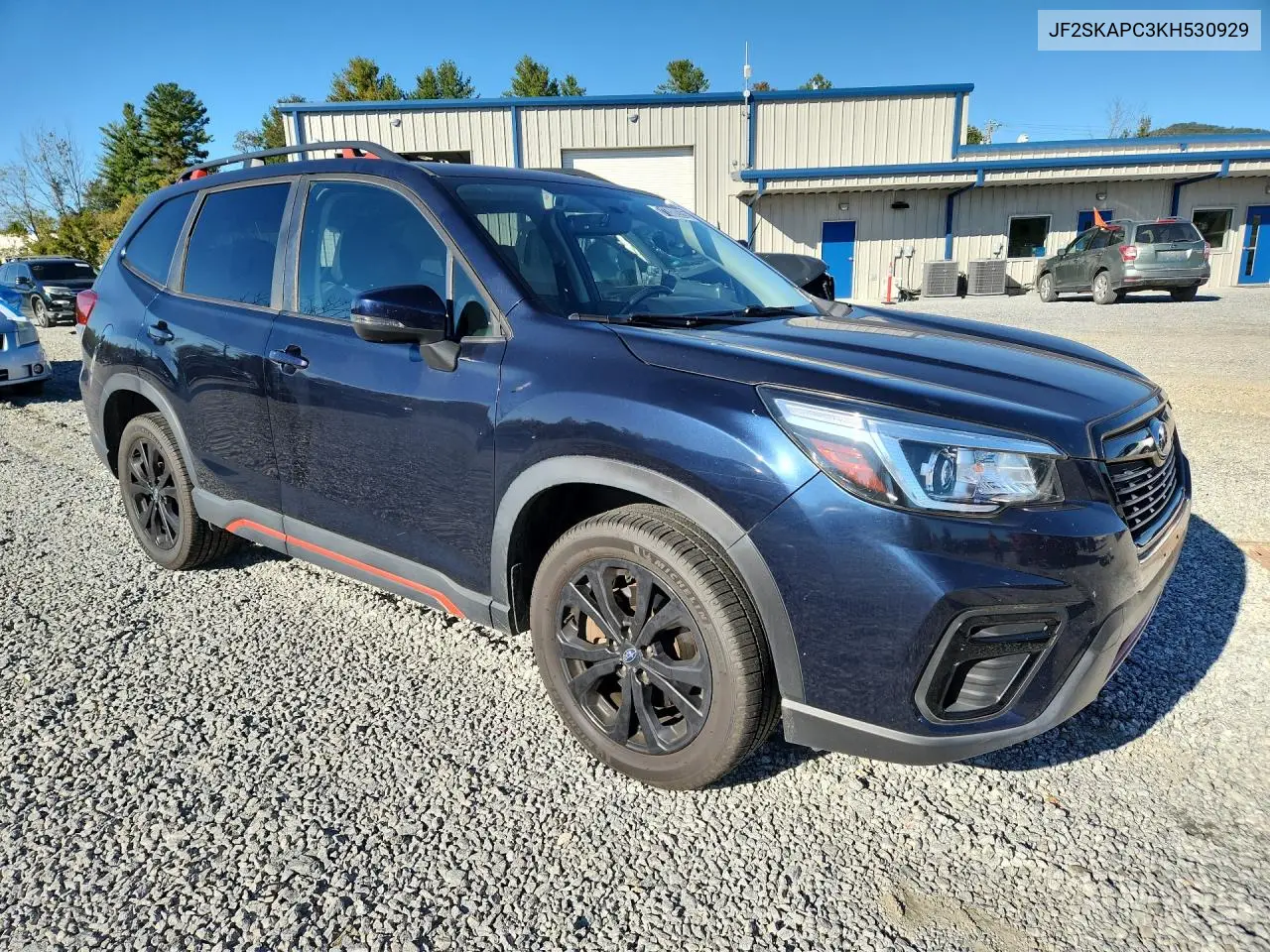 2019 SUBARU FORESTER VIN JF2SKAPC3KH530929 — фото 4