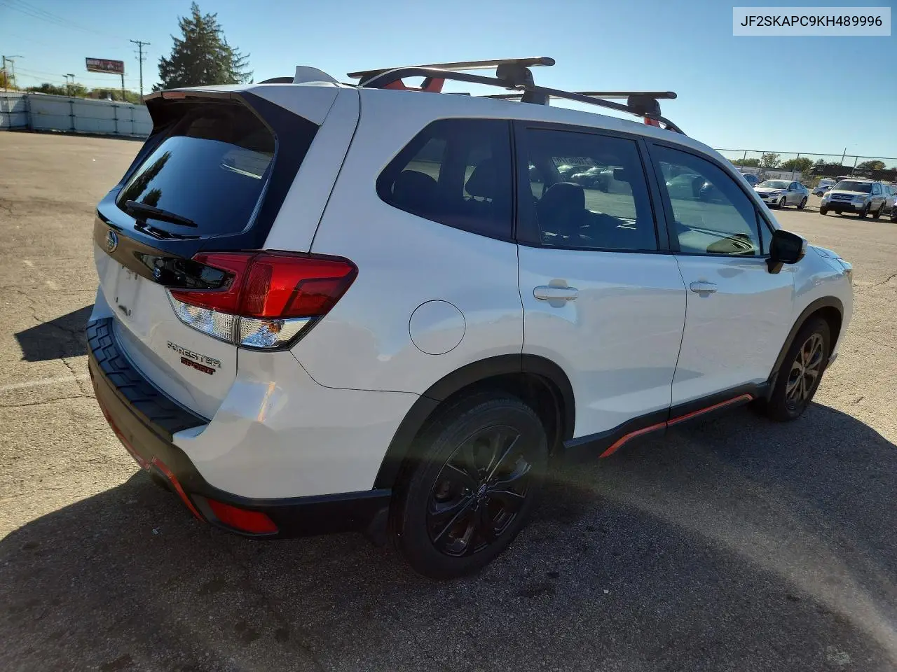 2019 SUBARU FORESTER VIN JF2SKAPC9KH489996 — фото 3