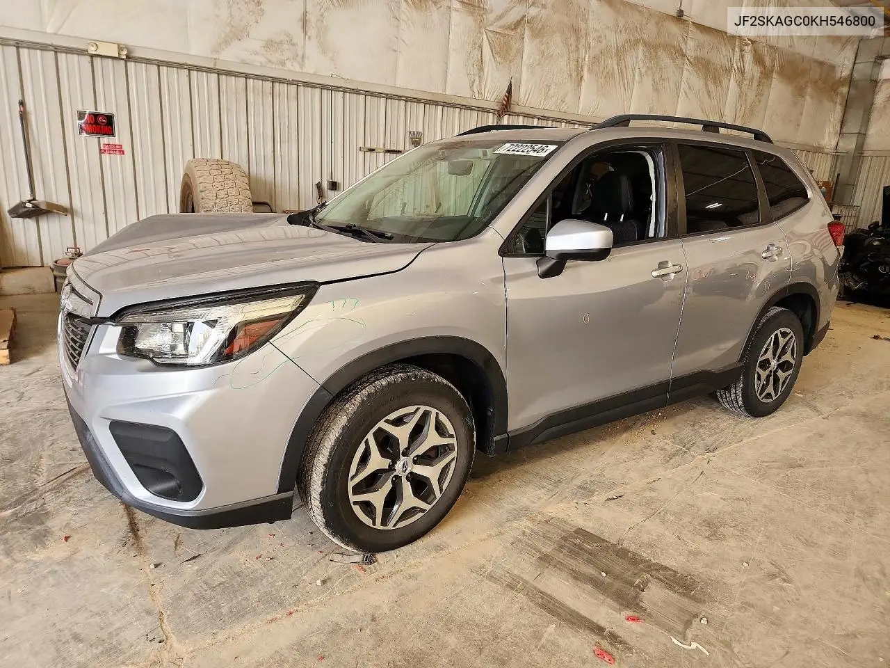 SUBARU FORESTER 2019, VIN JF2SKAGC0KH546800