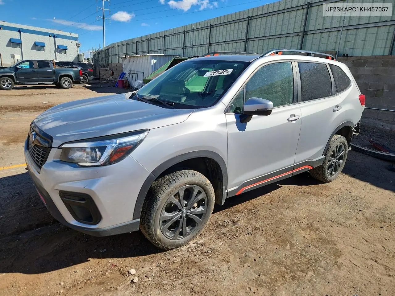 SUBARU FORESTER 2019, VIN JF2SKAPC1KH457057
