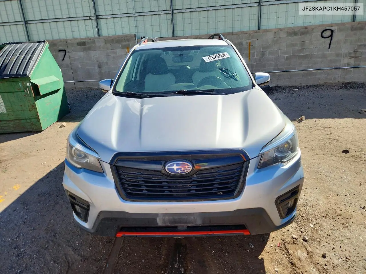 2019 SUBARU FORESTER VIN JF2SKAPC1KH457057 — фото 5
