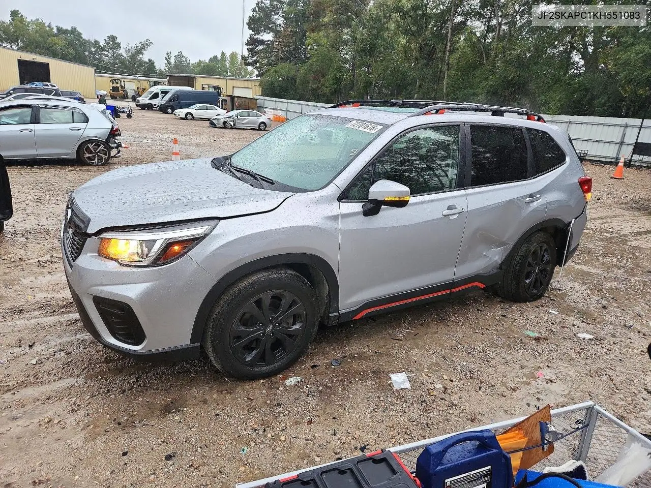 SUBARU FORESTER 2019, VIN JF2SKAPC1KH551083