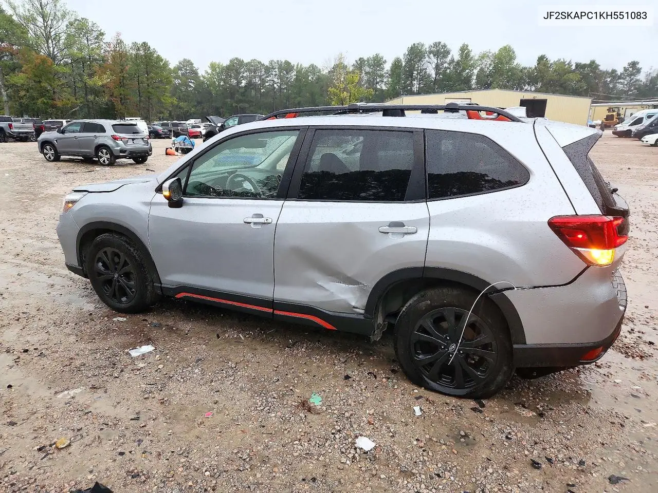 2019 SUBARU FORESTER VIN JF2SKAPC1KH551083 — фото 2