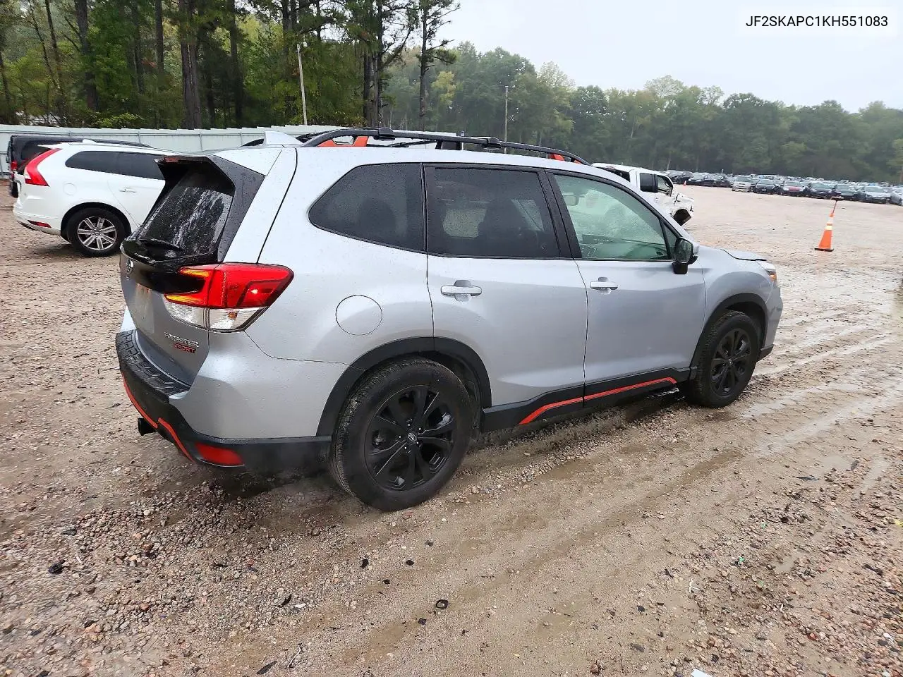 2019 SUBARU FORESTER VIN JF2SKAPC1KH551083 — фото 3