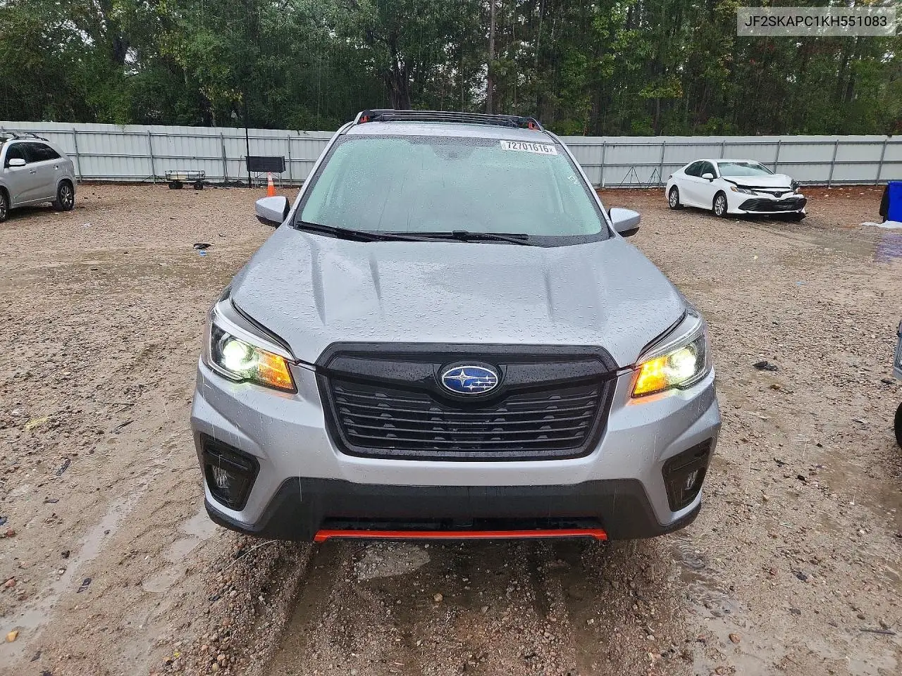 2019 SUBARU FORESTER VIN JF2SKAPC1KH551083 — фото 5