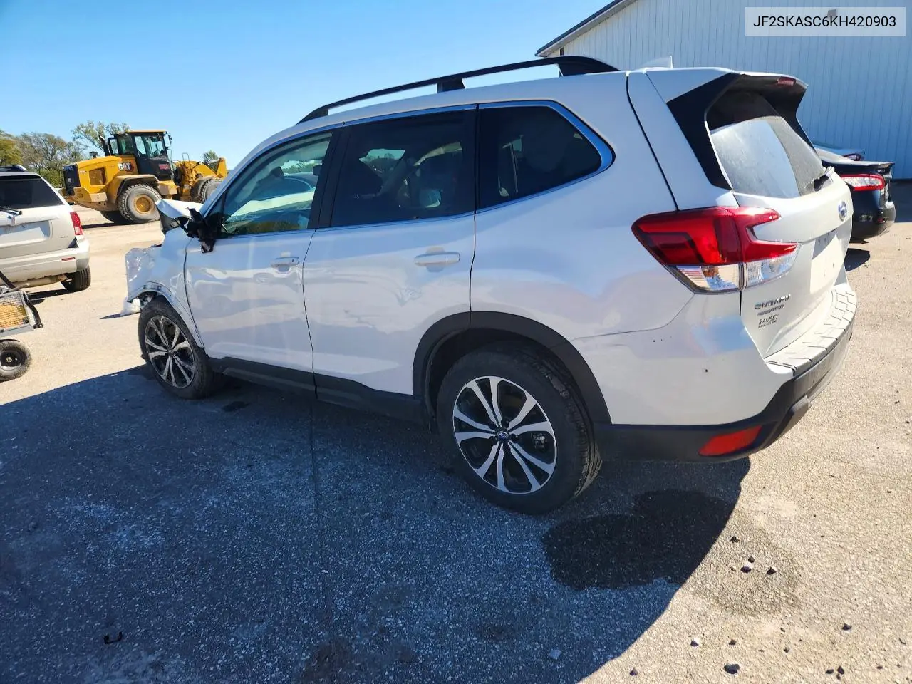 2019 SUBARU FORESTER VIN JF2SKASC6KH420903 — фото 2