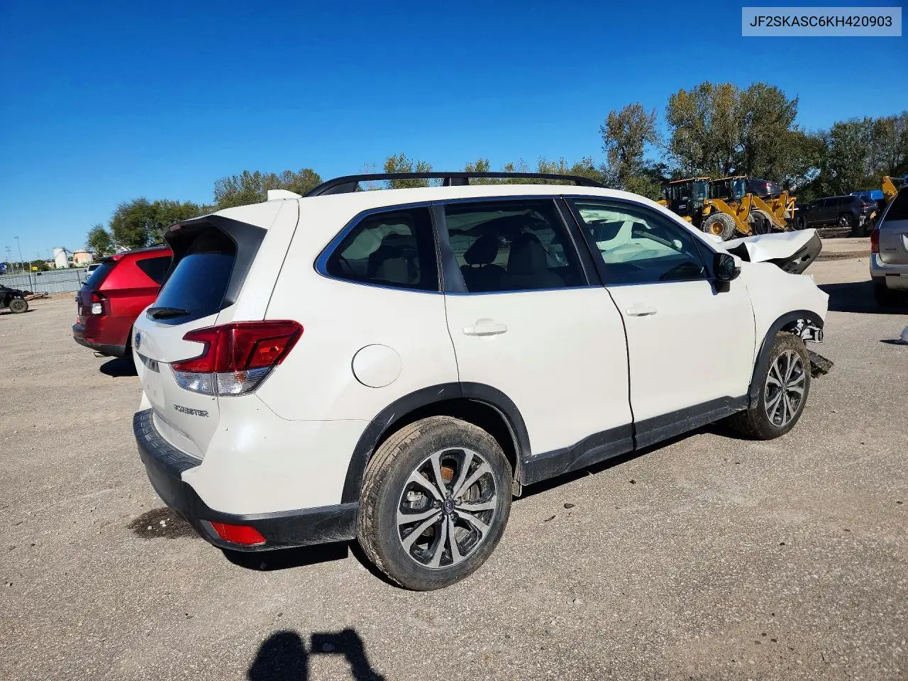 2019 SUBARU FORESTER VIN JF2SKASC6KH420903 — фото 3