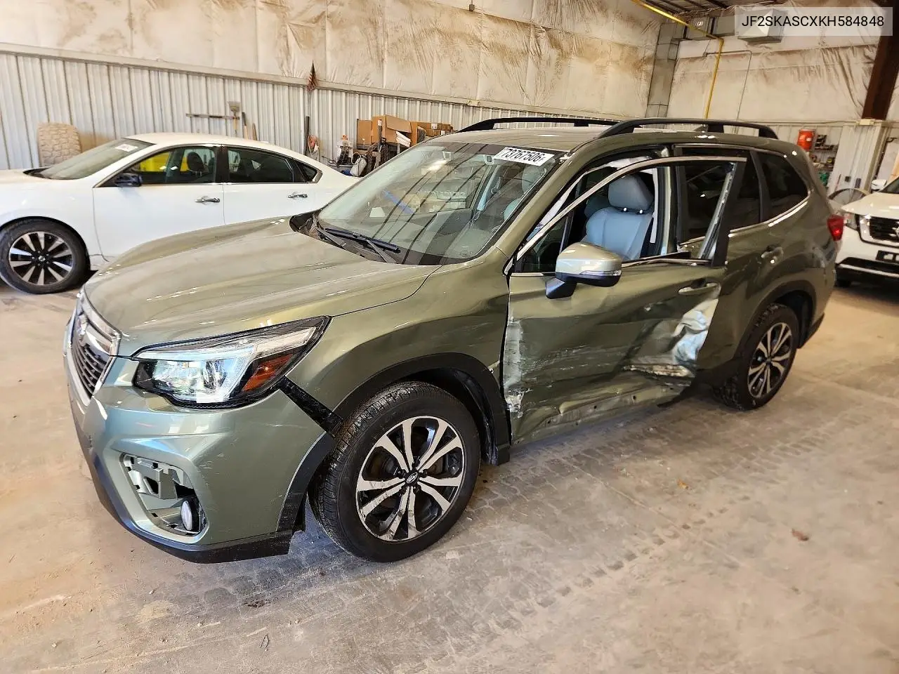 SUBARU FORESTER 2019, VIN JF2SKASCXKH584848