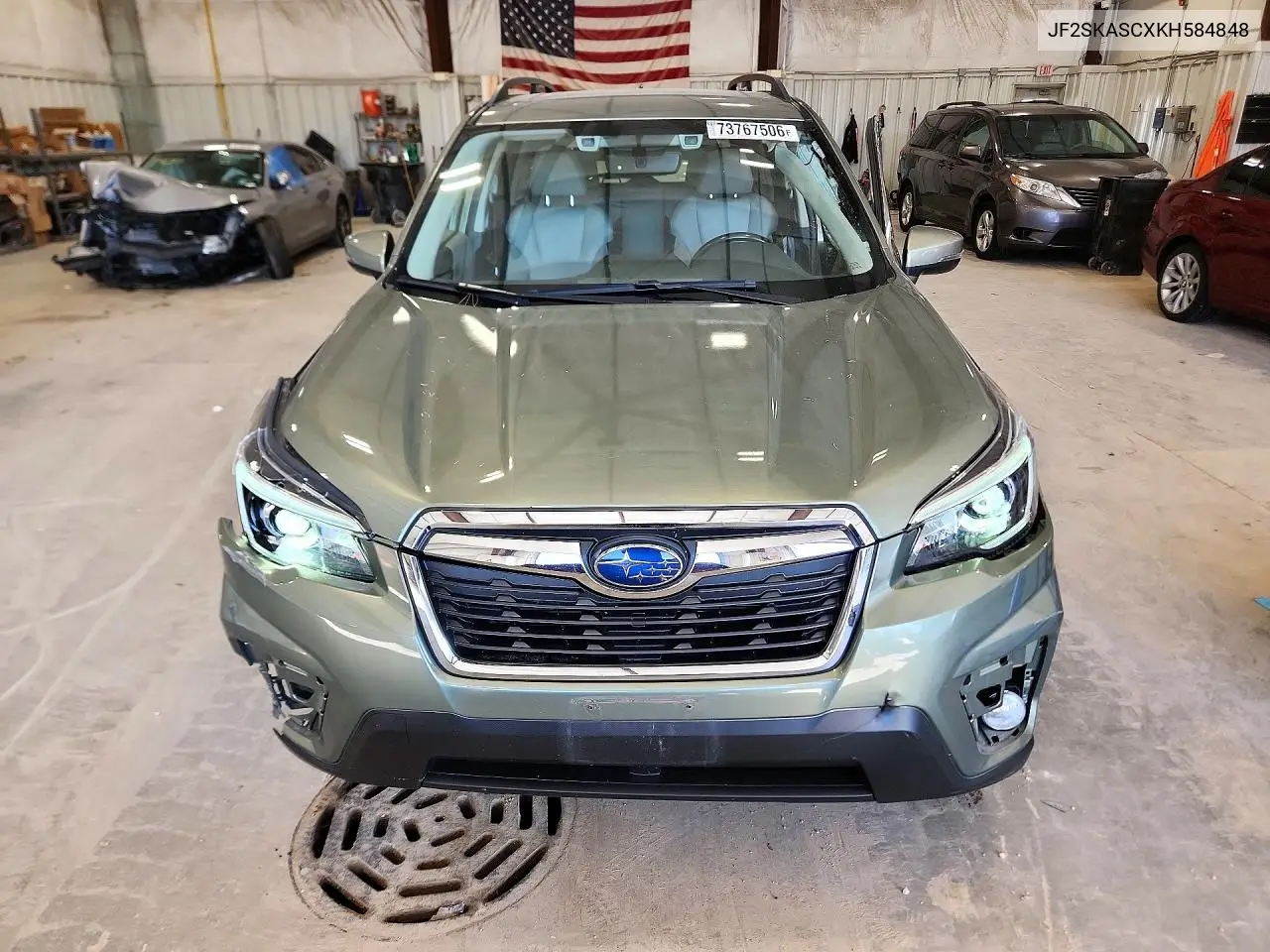 2019 SUBARU FORESTER VIN JF2SKASCXKH584848 — фото 5