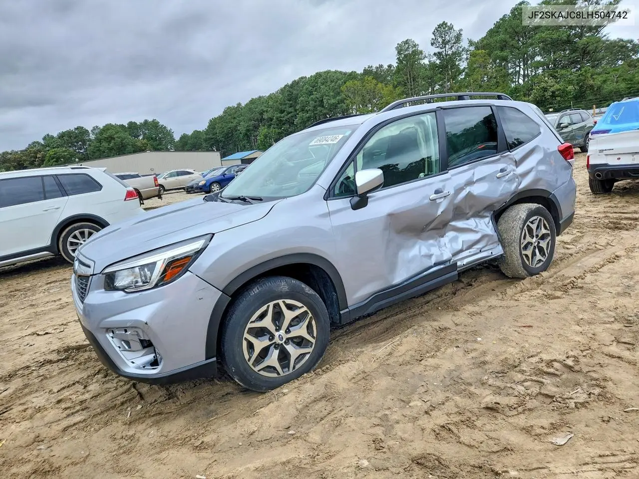 SUBARU FORESTER 2020, VIN JF2SKAJC8LH504742