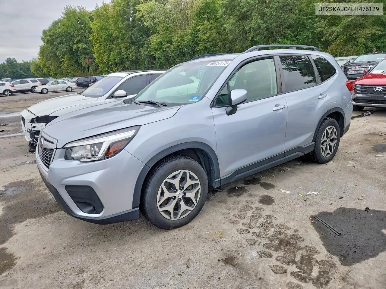 2020 SUBARU FORESTER VIN JF2SKAJC4LH476129 — фото 3