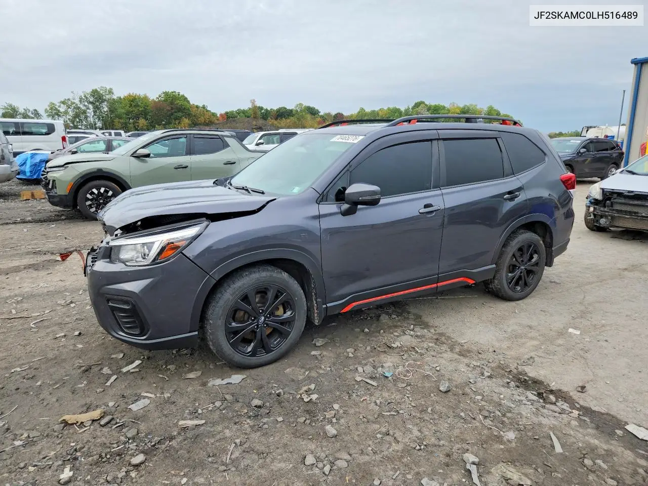 SUBARU FORESTER 2020, VIN JF2SKAMC0LH516489