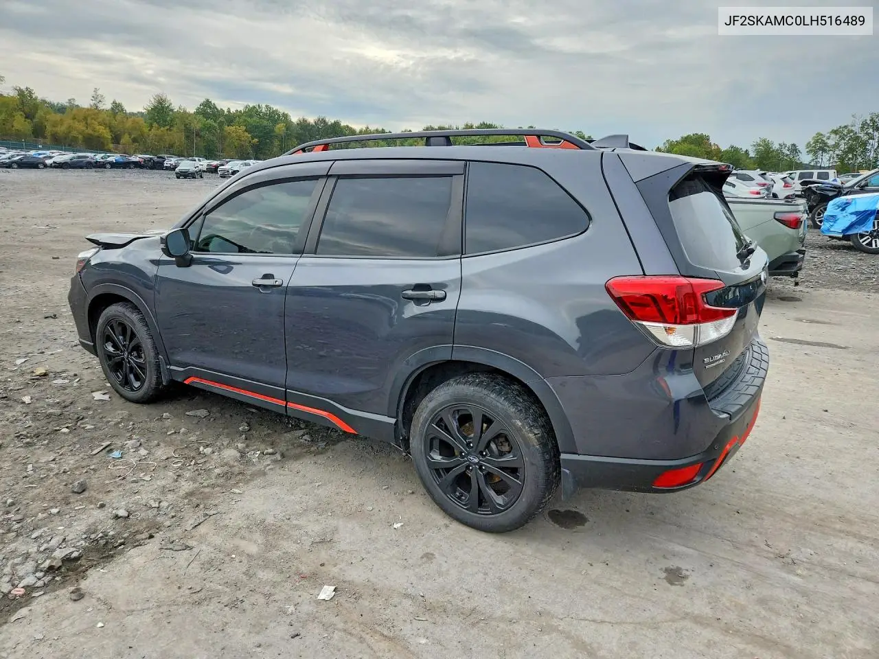 2020 SUBARU FORESTER VIN JF2SKAMC0LH516489 — фото 2