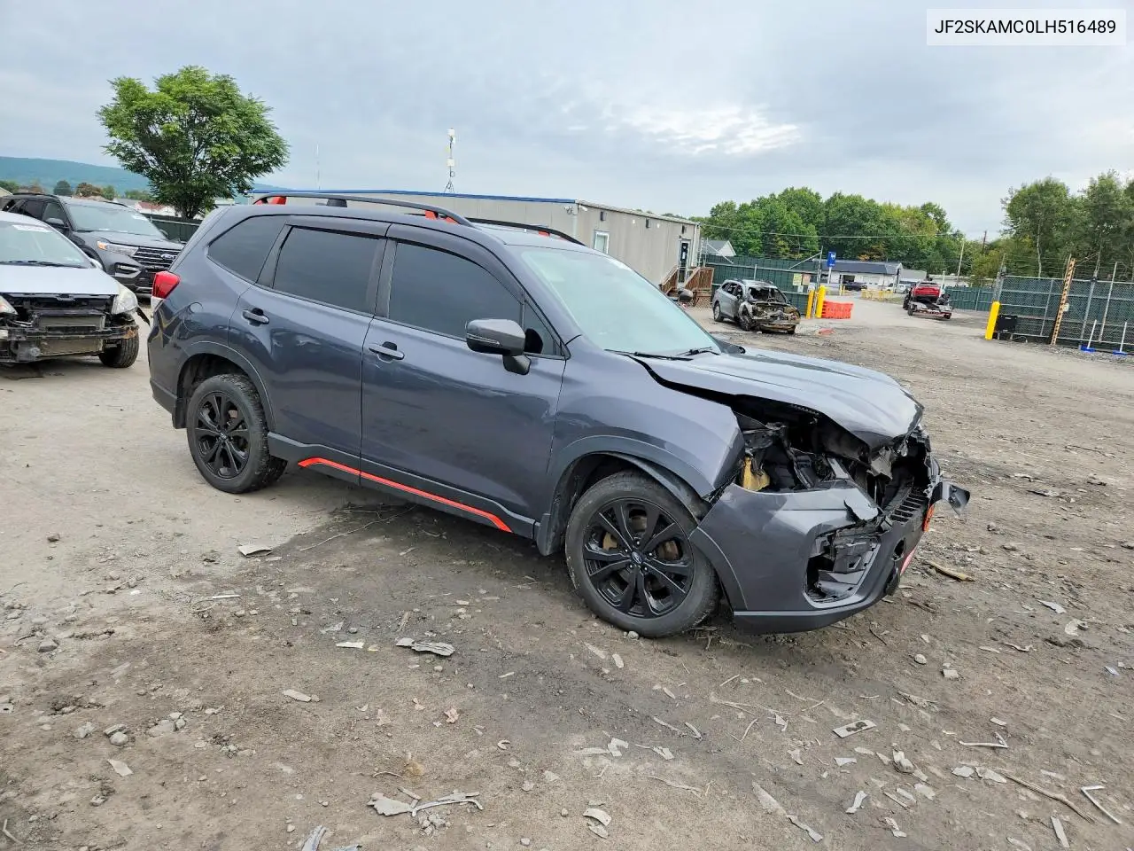 2020 SUBARU FORESTER VIN JF2SKAMC0LH516489 — фото 4