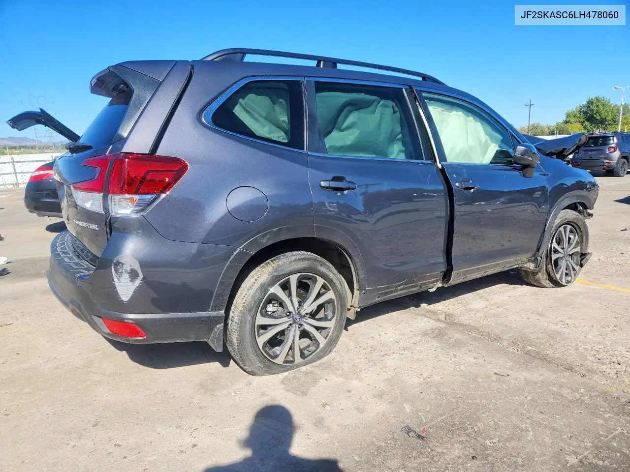 2020 SUBARU FORESTER VIN JF2SKASC6LH478060 — фото 3