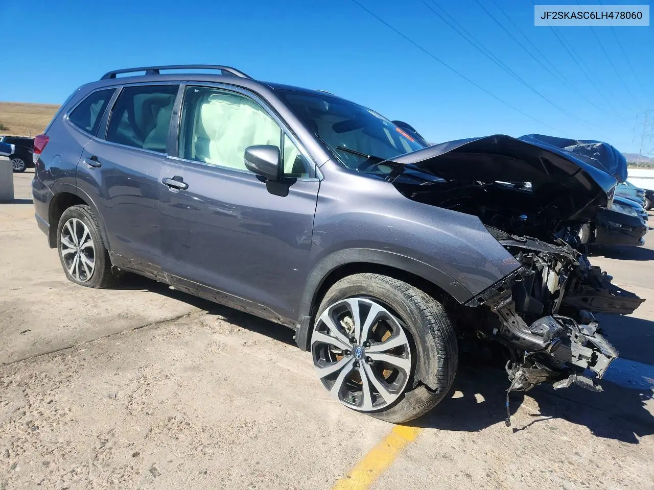 2020 SUBARU FORESTER VIN JF2SKASC6LH478060 — фото 4