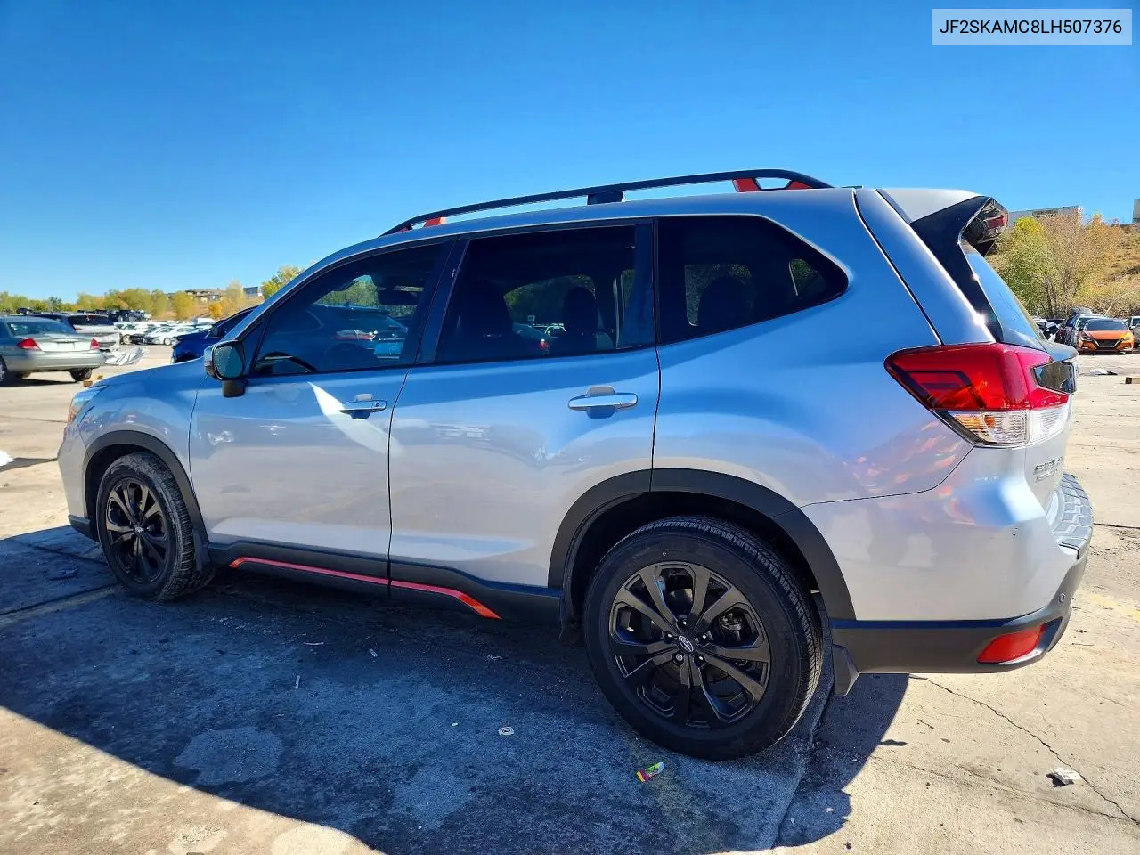 2020 SUBARU FORESTER VIN JF2SKAMC8LH507376 — фото 2