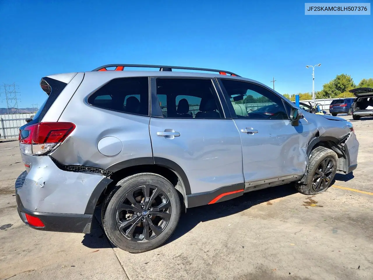 2020 SUBARU FORESTER VIN JF2SKAMC8LH507376 — фото 3