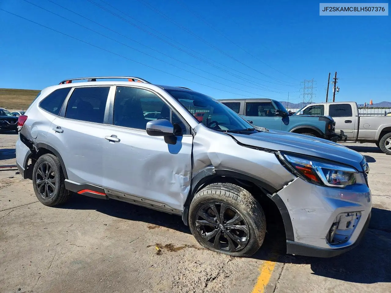 2020 SUBARU FORESTER VIN JF2SKAMC8LH507376 — фото 4