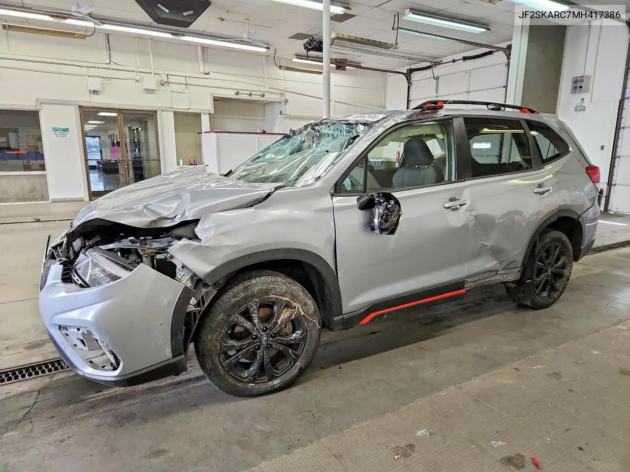 SUBARU FORESTER 2021, VIN JF2SKARC7MH417386