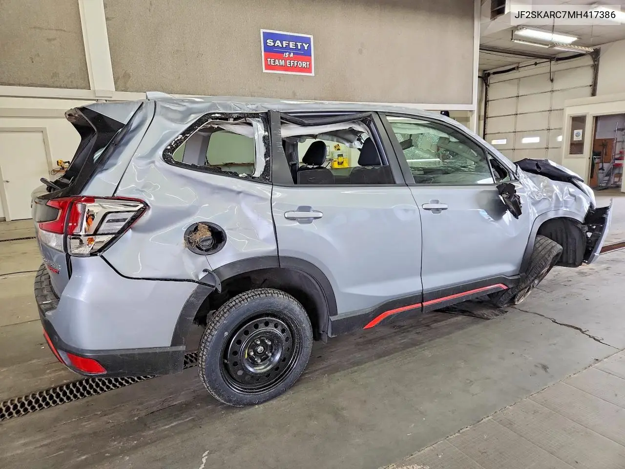 2021 SUBARU FORESTER VIN JF2SKARC7MH417386 — фото 3