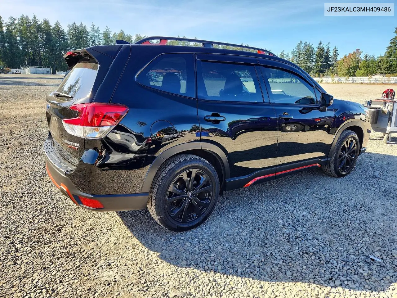 2021 SUBARU FORESTER VIN JF2SKALC3MH409486 — фото 3