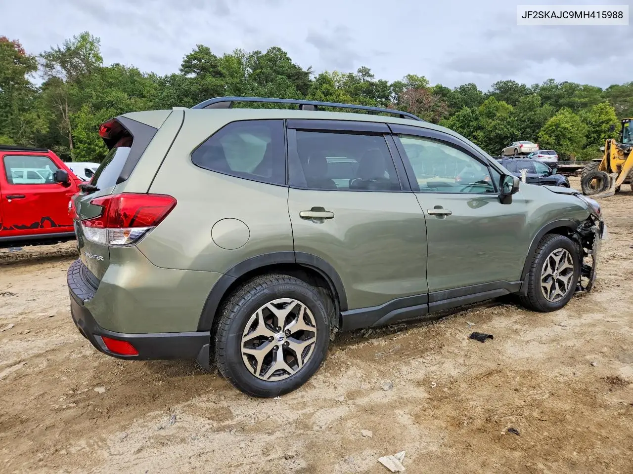 2021 SUBARU FORESTER VIN JF2SKAJC9MH415988 — фото 3