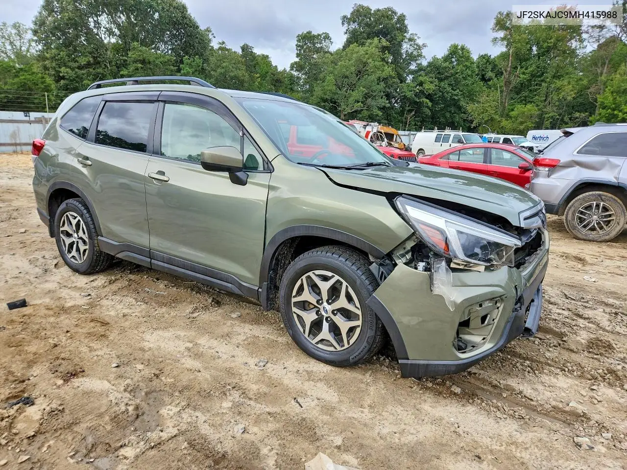 2021 SUBARU FORESTER VIN JF2SKAJC9MH415988 — фото 4