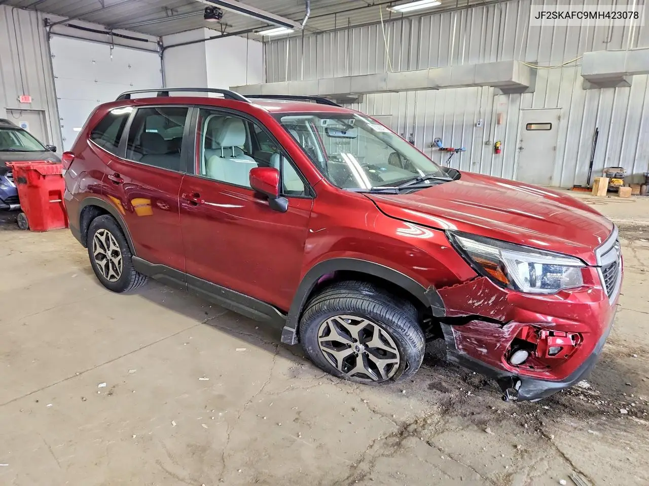 SUBARU FORESTER 2021, VIN JF2SKAFC9MH423078