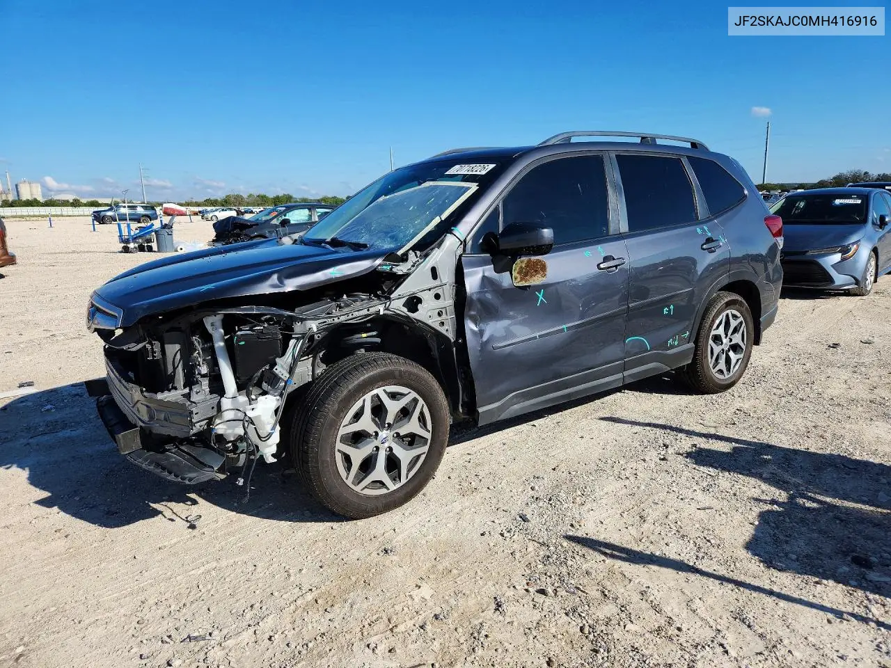 SUBARU FORESTER 2021, VIN JF2SKAJC0MH416916