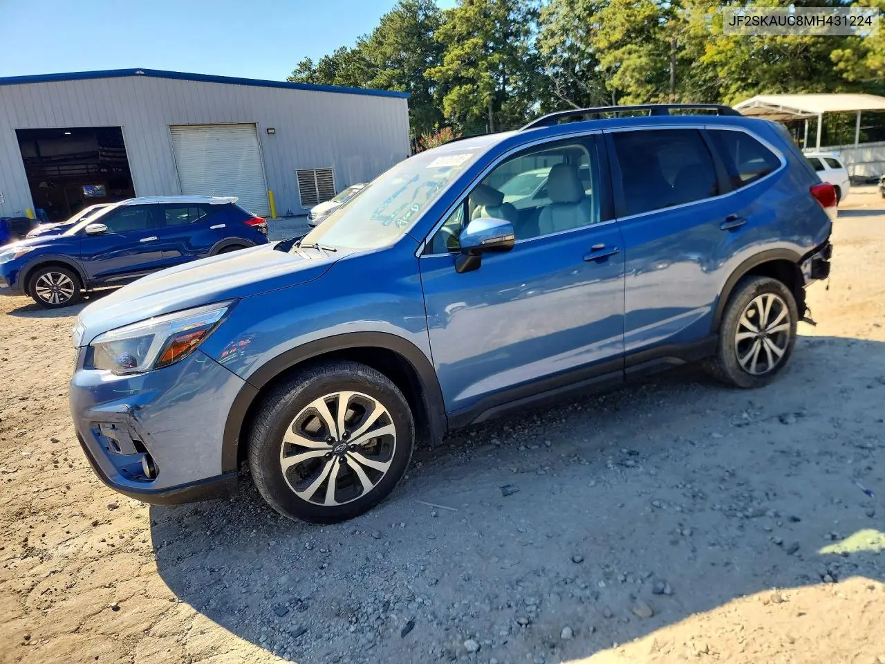 SUBARU FORESTER 2021, VIN JF2SKAUC8MH431224