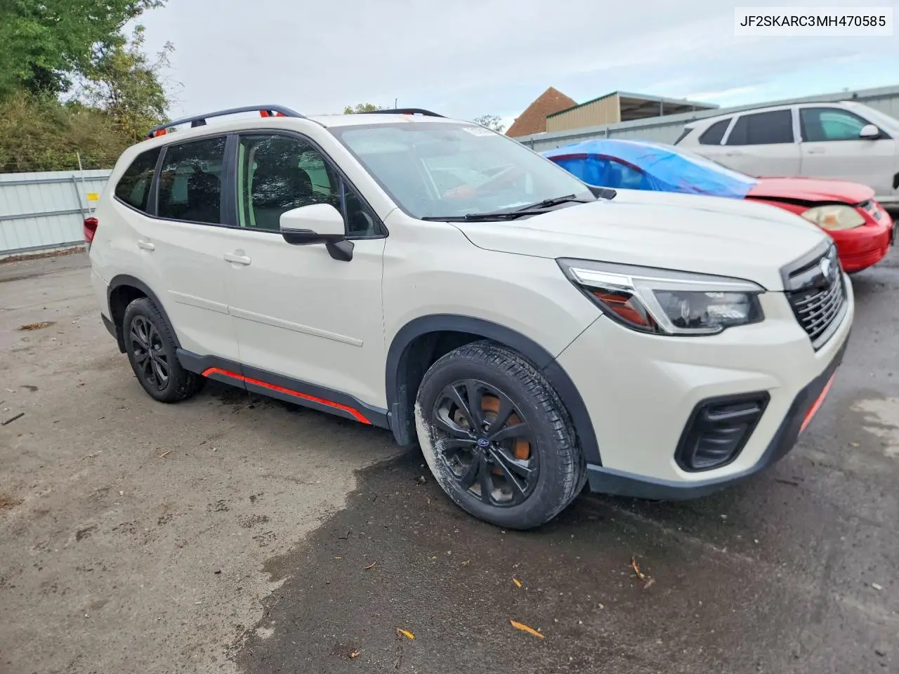 2021 SUBARU FORESTER VIN JF2SKARC3MH470585 — фото 4