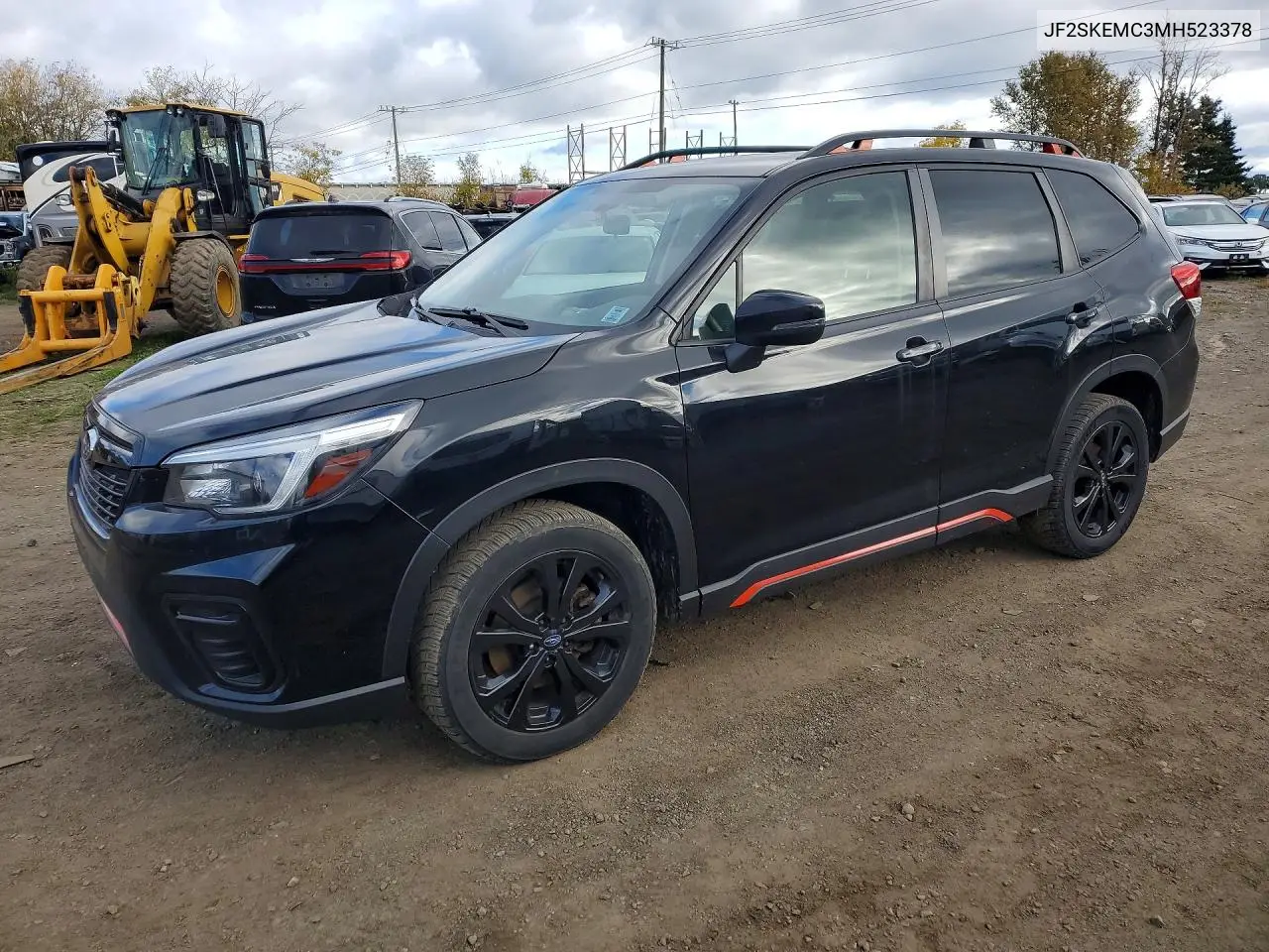 SUBARU FORESTER 2021, VIN JF2SKEMC3MH523378