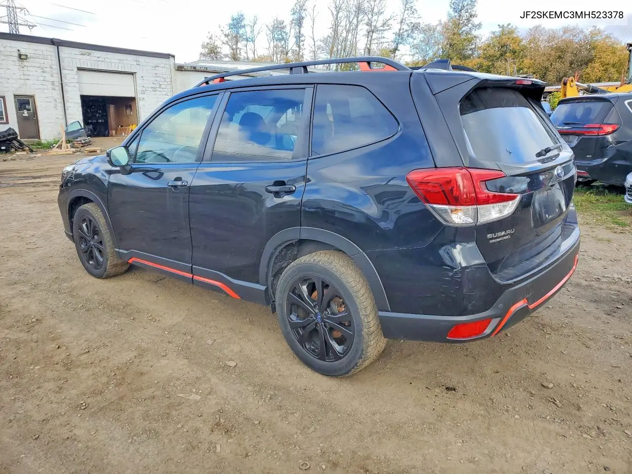 2021 SUBARU FORESTER VIN JF2SKEMC3MH523378 — фото 2