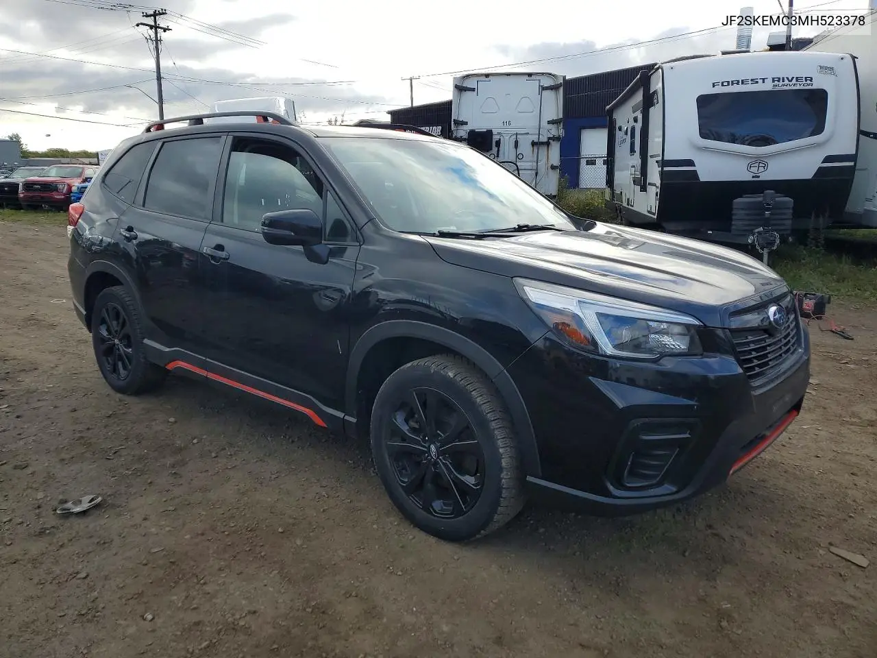 2021 SUBARU FORESTER VIN JF2SKEMC3MH523378 — фото 4