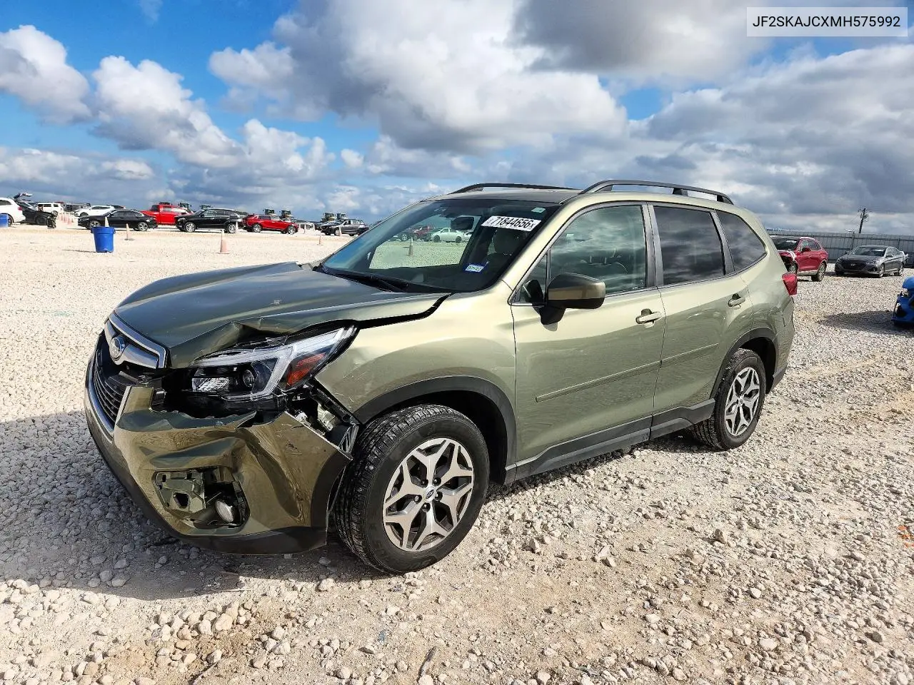 SUBARU FORESTER 2021, VIN JF2SKAJCXMH575992