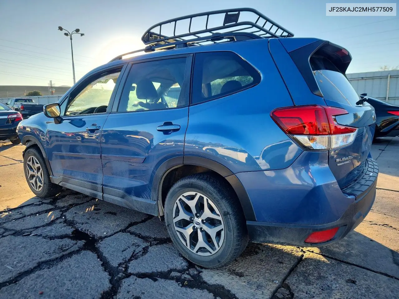 2021 SUBARU FORESTER VIN JF2SKAJC2MH577509 — фото 2