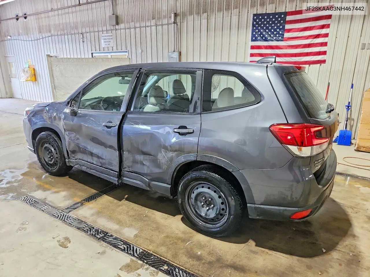 2022 SUBARU FORESTER VIN JF2SKAAC3NH467442 — фото 2