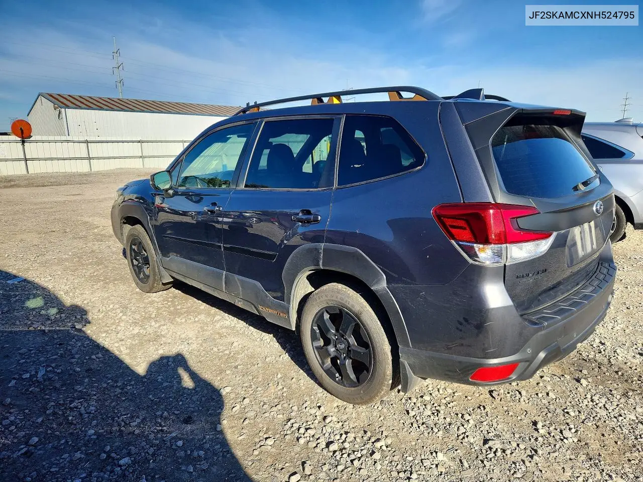 2022 SUBARU FORESTER VIN JF2SKAMCXNH524795 — фото 2