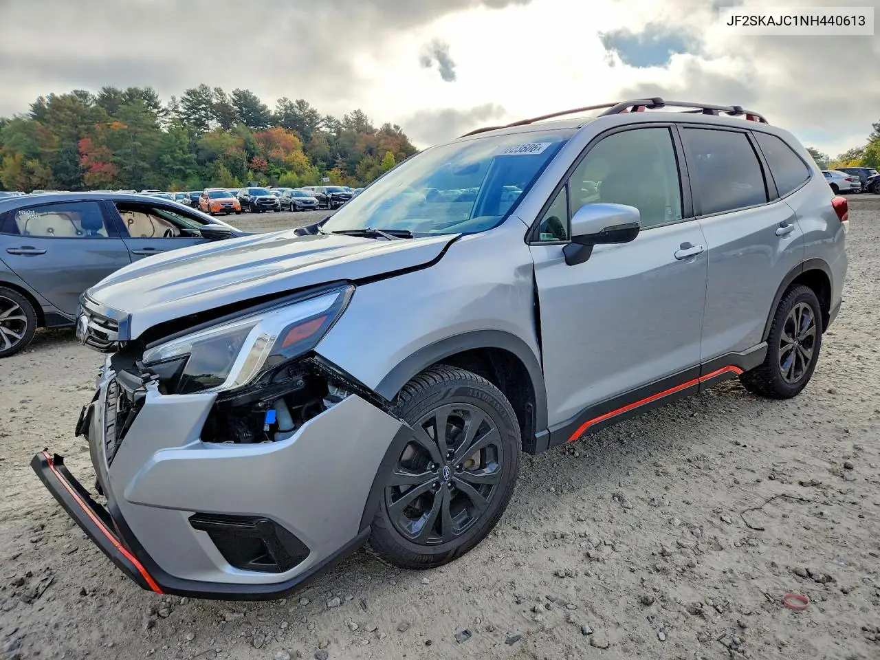 SUBARU FORESTER 2022, VIN JF2SKAJC1NH440613