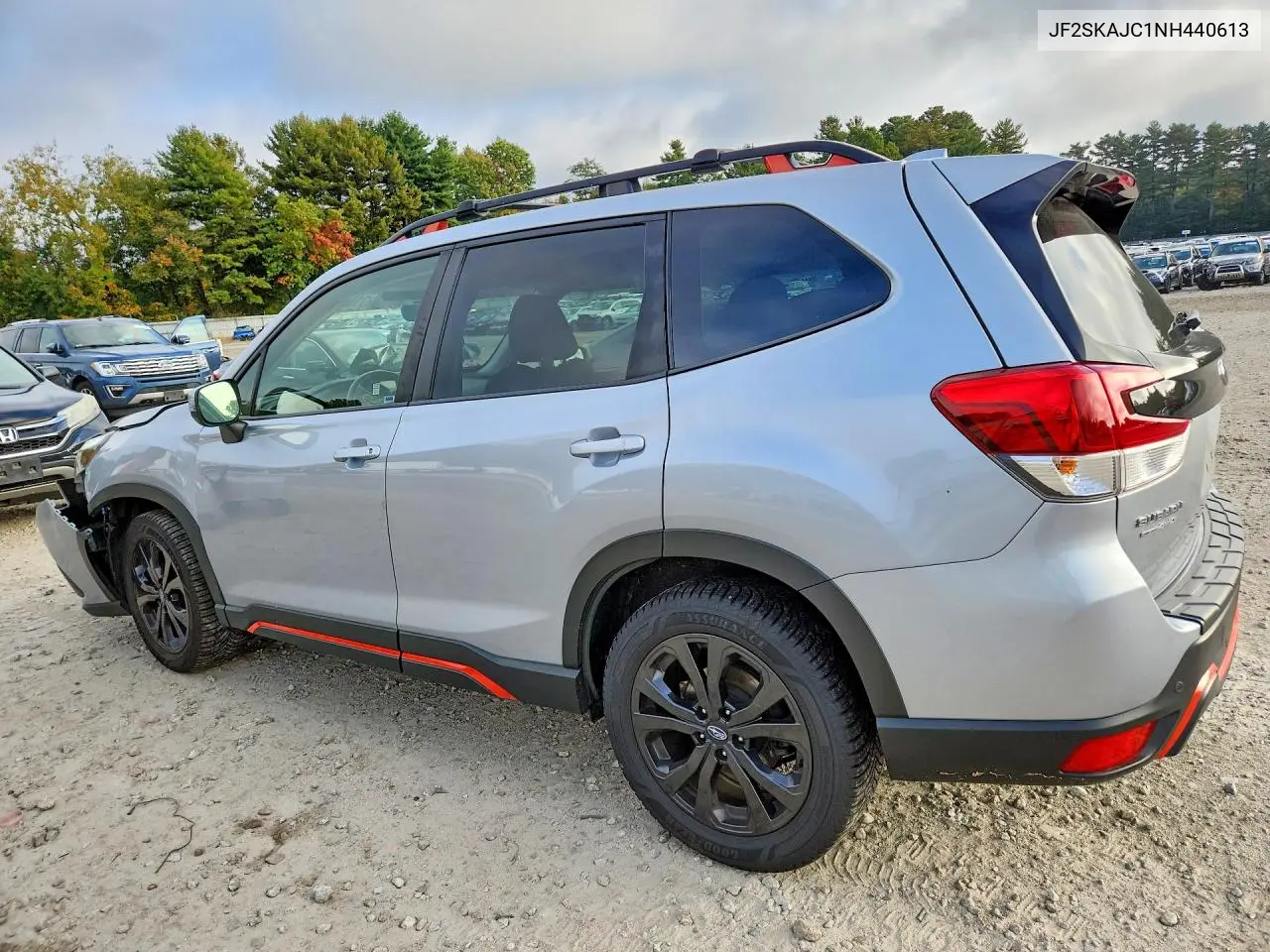 2022 SUBARU FORESTER VIN JF2SKAJC1NH440613 — фото 2