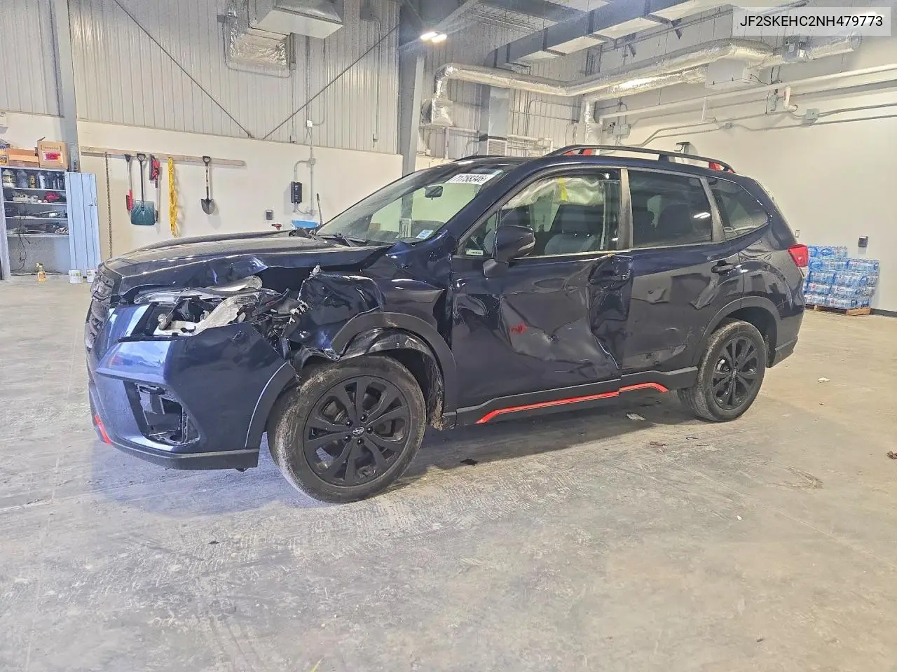 SUBARU FORESTER 2022, VIN JF2SKEHC2NH479773