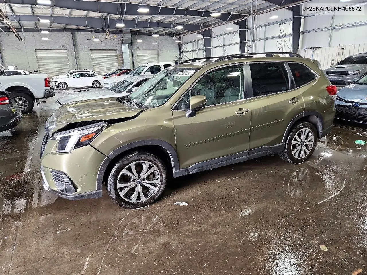 SUBARU FORESTER 2022, VIN JF2SKAPC9NH406572