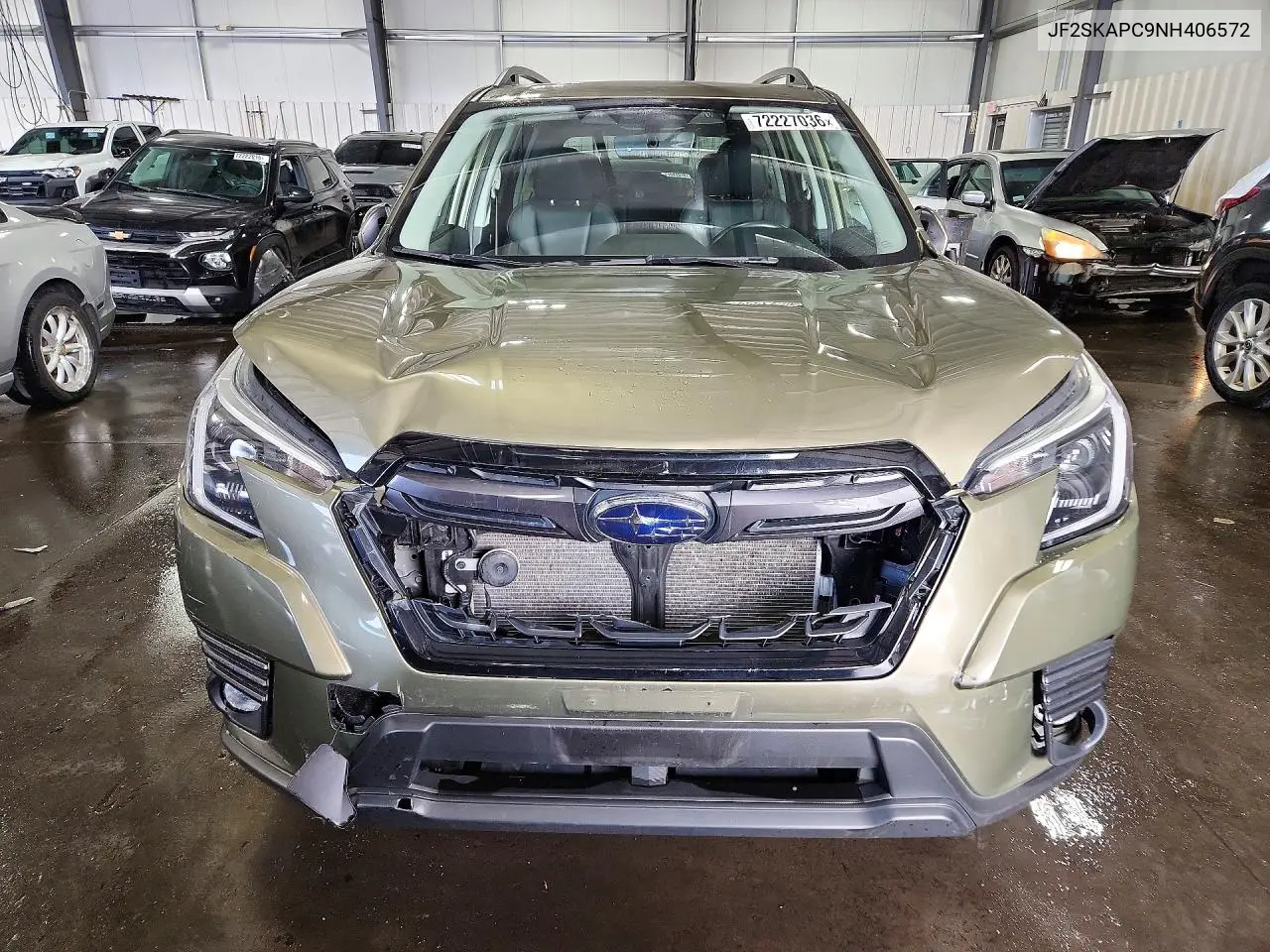 2022 SUBARU FORESTER VIN JF2SKAPC9NH406572 — фото 5