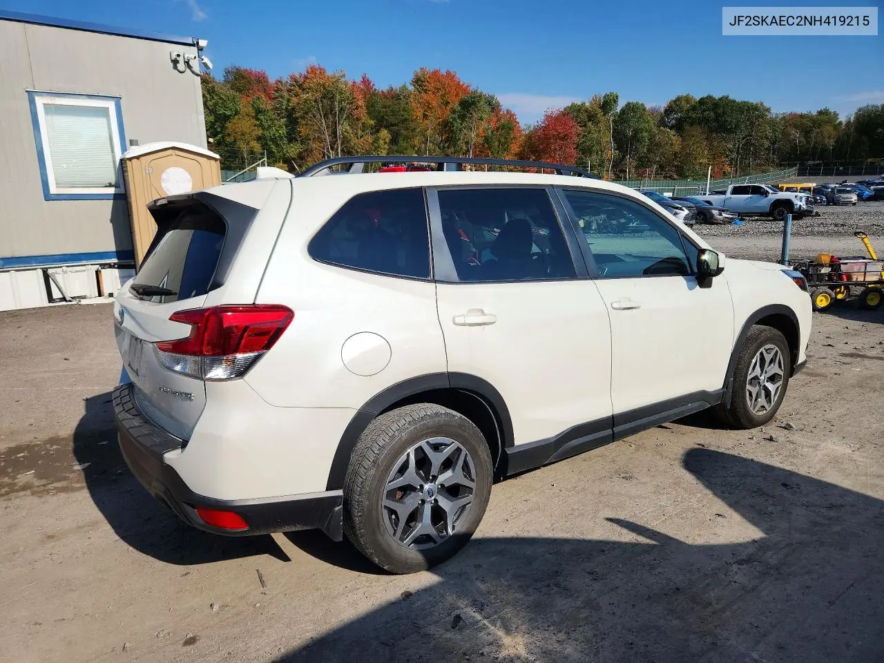 2022 SUBARU FORESTER VIN JF2SKAEC2NH419215 — фото 3