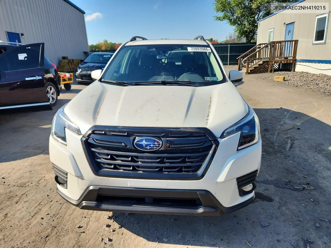 2022 SUBARU FORESTER VIN JF2SKAEC2NH419215 — фото 5