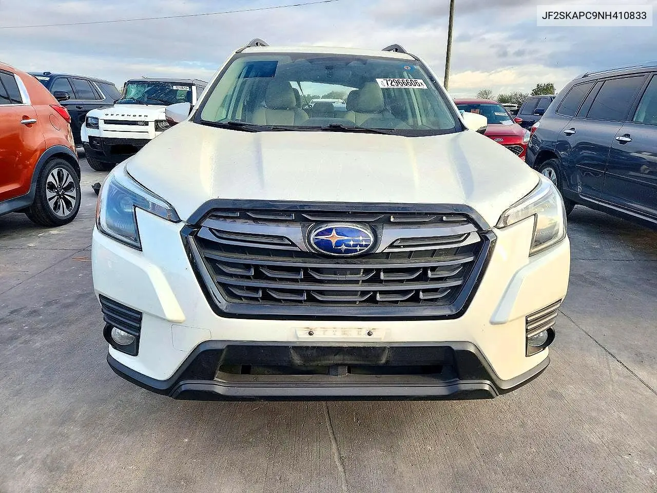 2022 SUBARU FORESTER VIN JF2SKAPC9NH410833 — фото 5