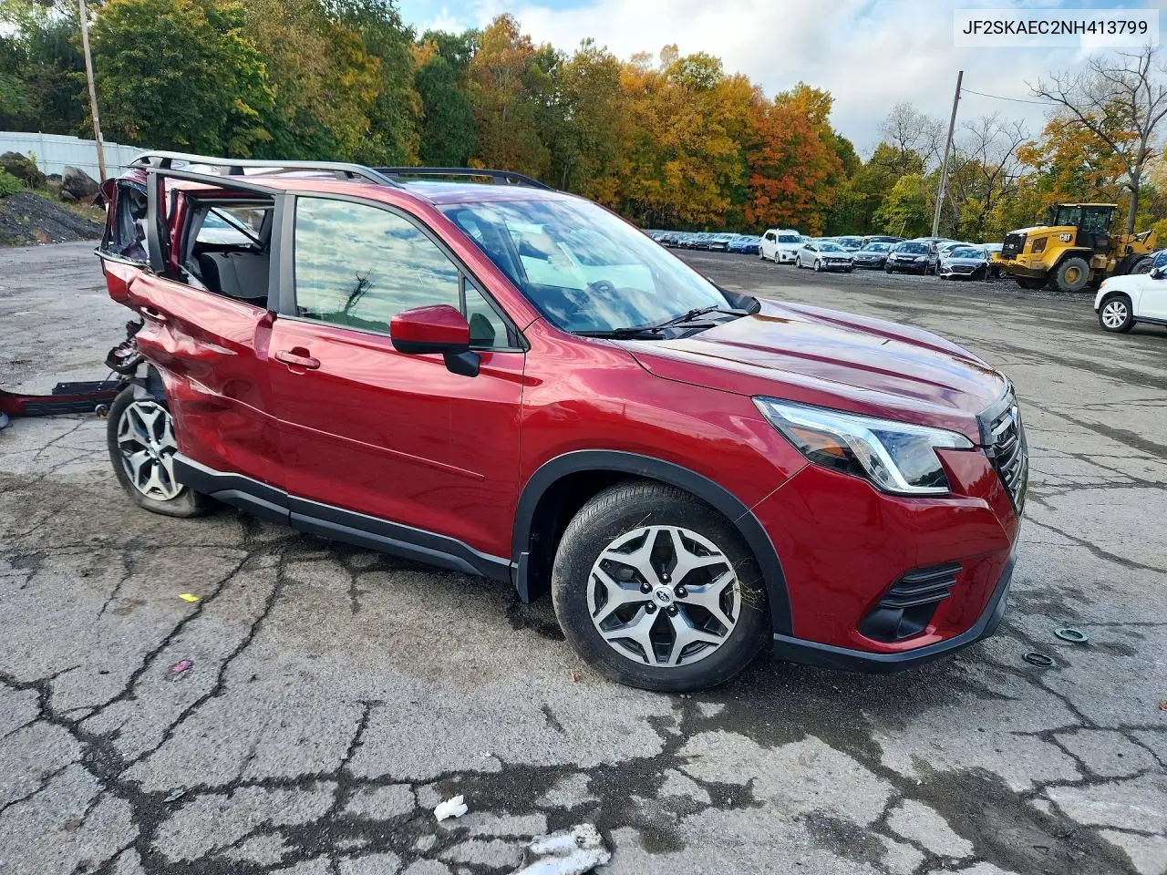 2022 SUBARU FORESTER VIN JF2SKAEC2NH413799 — фото 4