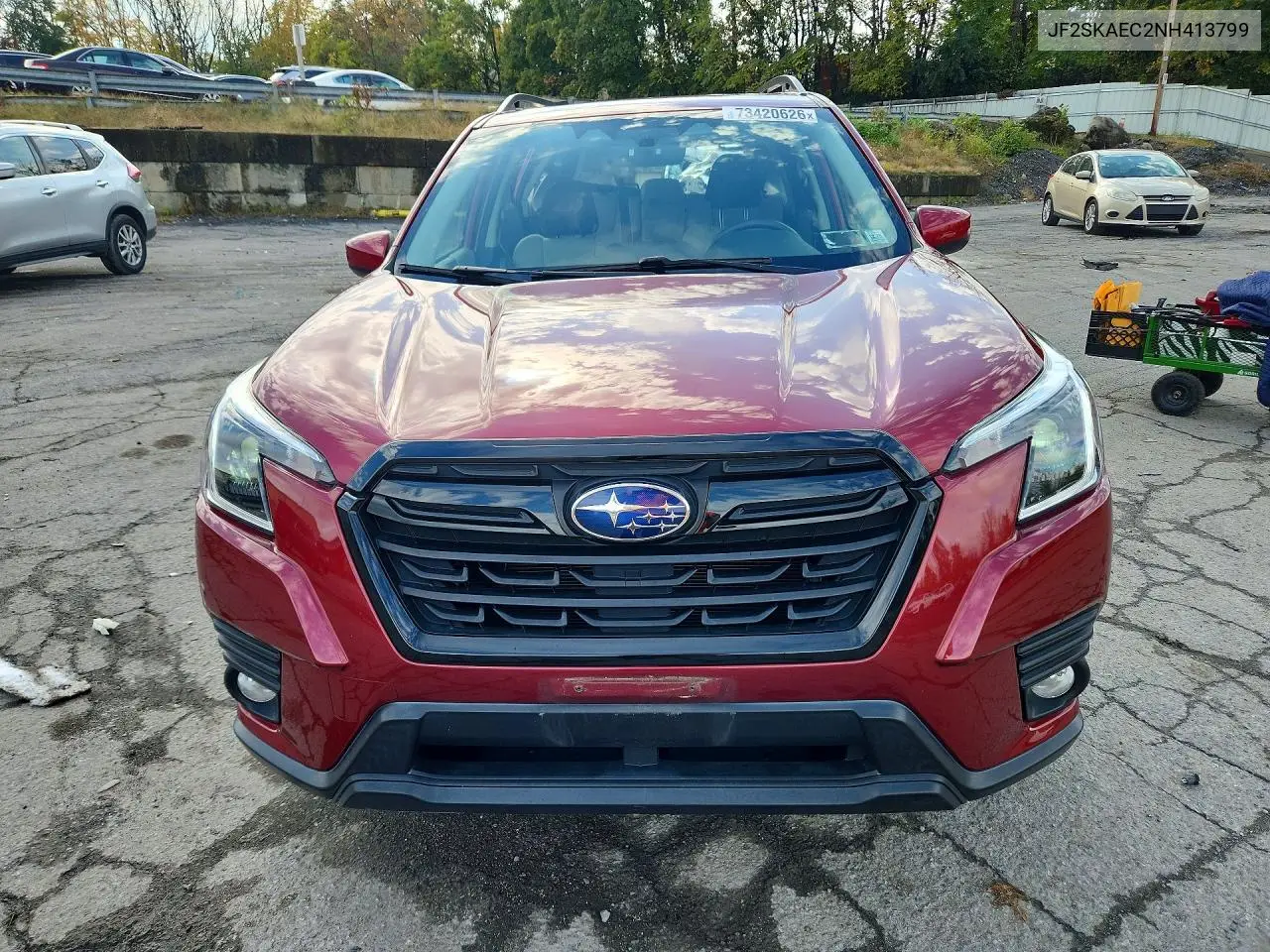 2022 SUBARU FORESTER VIN JF2SKAEC2NH413799 — фото 5